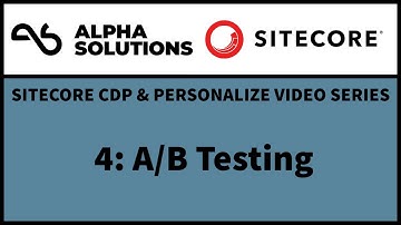 Sitecore Customer Data Platform (CDP) - AB Testing