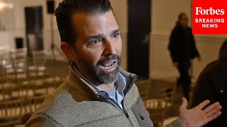 'End This Ridiculous Primary Now!': Donald Trump Jr. Speaks To Voters In Iowa Before Caucus