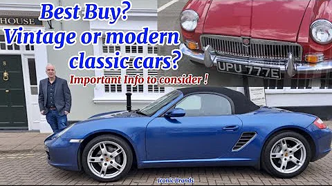 Lots to learn choosing between modern future classic & vintage cars MGB GT Mk1 v Porsche Boxster 987