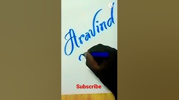 ✍️✍️✍️name writing/ aravind.kavi#shorts