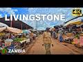 Livingstone – Strolling the town centre and Maramba Market | Zambia 🇿🇲 Jan 2026 [4K]