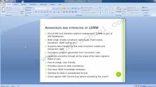 SAP | FICO | LSMW | Configuration