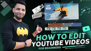 How to Edit YouTube Videos for Beginners (2024) AI Video Editing Software to Create YouTube Videos