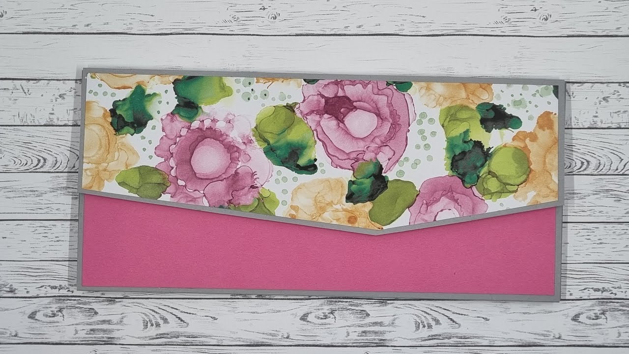 Anleitungsvideo Clutch- Card Tintenkunst / Clutchkarte/ Gutscheinkarte/ Stampin`Up! Produkte