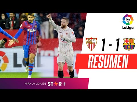 ¡PAPU ANOTÓ, SEVILLA AGUANTÓ Y TERMINÓ EMPATANDO ANTE EL BARSA! | Sevilla 1-1 Barcelona | RESUMEN