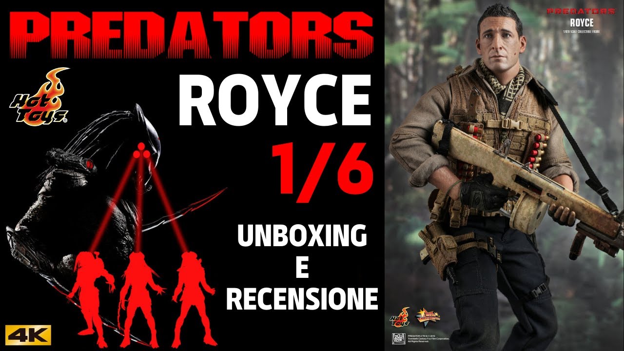 Hot Toys Predators - Royce MMS 131 - Unboxing e recensione Italiano