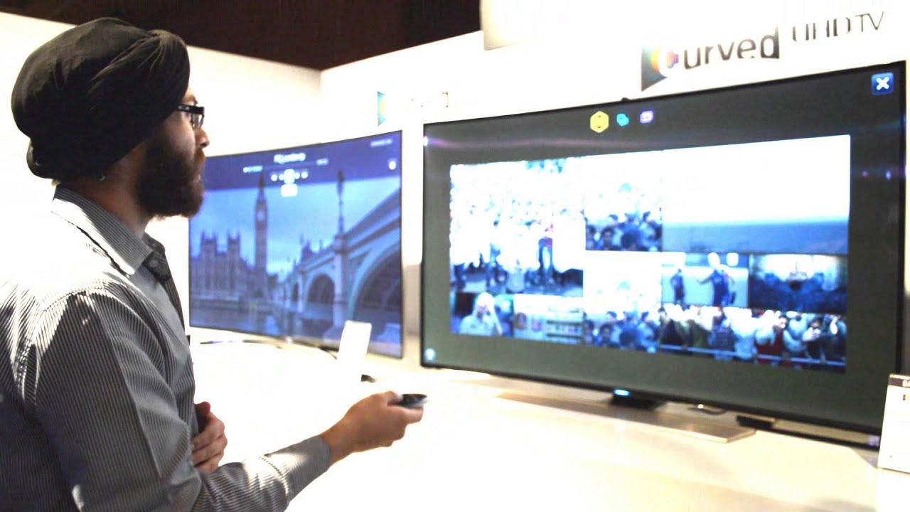 Samsung Curved UHD TV Demo YouTube