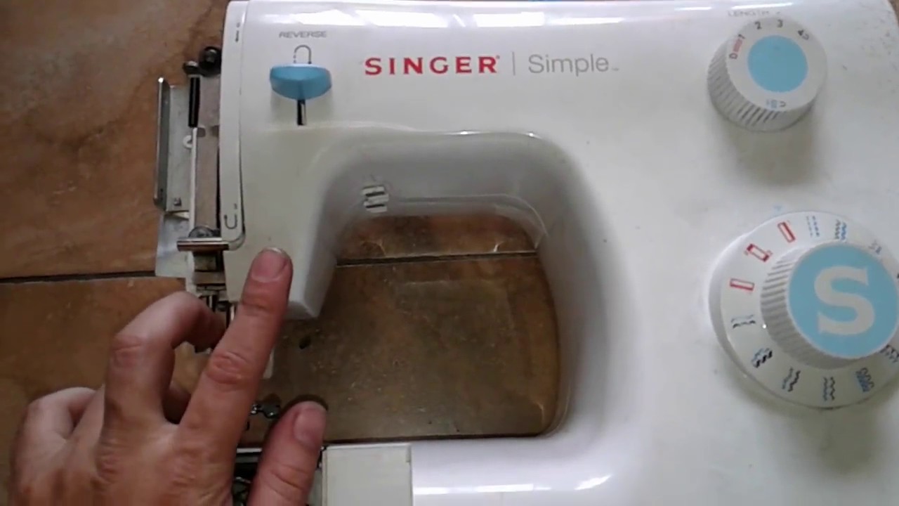 Ajuste De Barra De Aguja De Maquinas Singer Youtube
