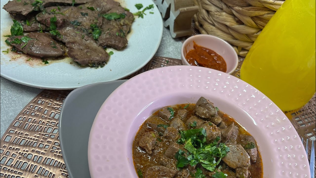 كبدة مشرملة بطريقتين