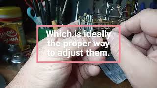 Adjusting the high, low, & gong when the star wheel is behind the plate on a cuckoo clock (see desc)