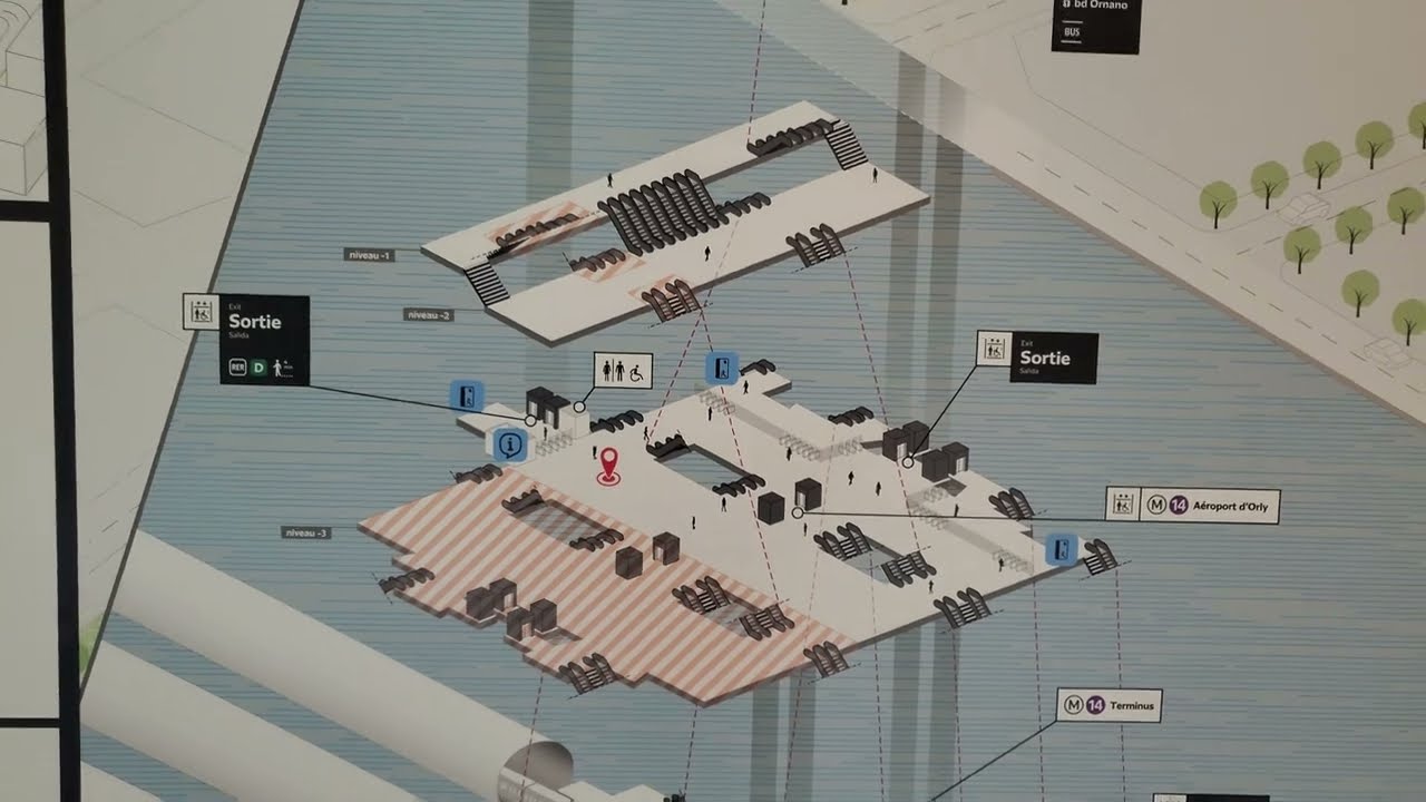 [HD][GPE] ( St Denis-Pleyel ) Visite de la station /Visit to the station / 駅への訪問 / 역 방문