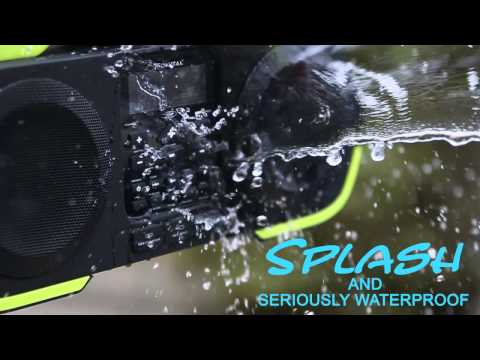 Splash X3808 Waterproof Bluetooth Outdoor Boombox Speaker