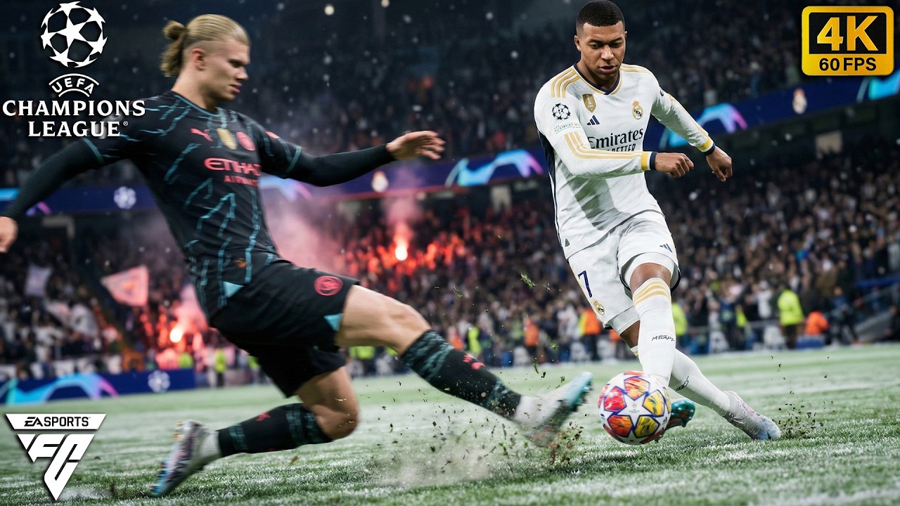 MBAPPÉ vs HAALAND! Real Madrid vs Man City - UCL Round of 16 | FC 26 Gameplay
