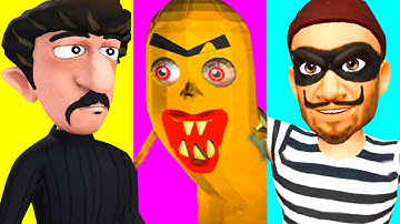 Scary Robber Home Clash VS Sinister Sausage VS Robbery Clash Thief Pranks - Android, iOS