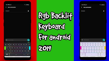 Rgb keyboard for android