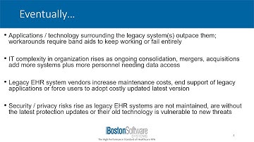 Please see updated version: EHR Data Migration and Legacy EHR Systems