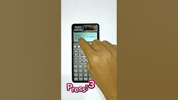 How to reset scientific calculator fx-991es plus