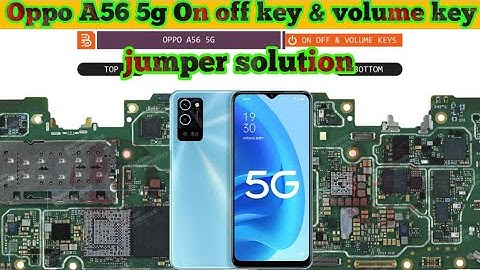 Oppo A56 5g On off key & volume key problem jumper solution|#thesoilboy