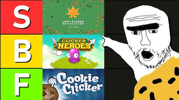 The ULTIMATE Clicker Games Tier List