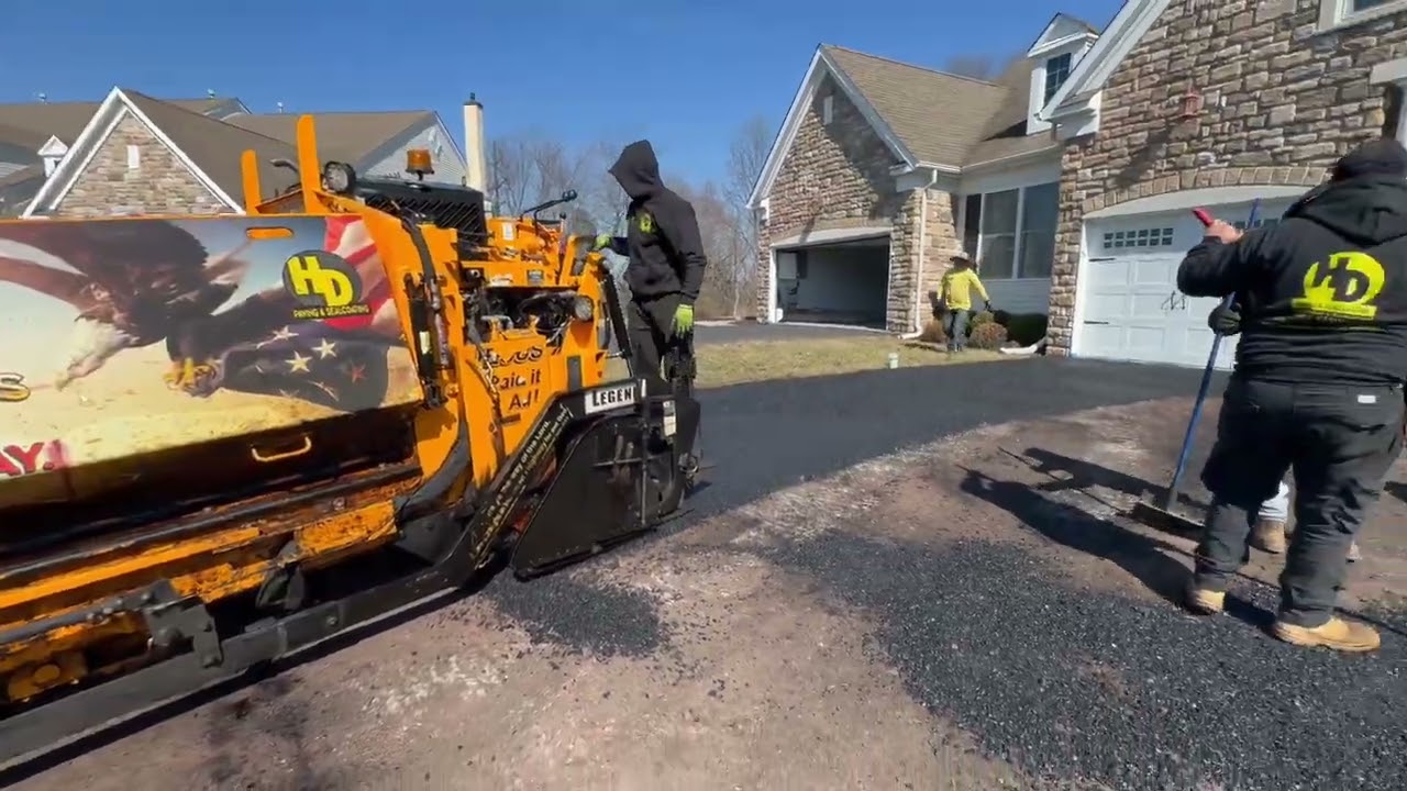 7 driveways in three hours! 