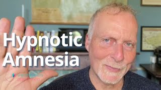 Why do hypnotherapists use therapeutic amnesia with their clients? by Mark Tyrrell 654 views 10 days ago 1 minute, 45 seconds