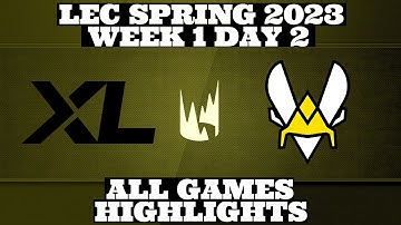 XL VS VIT | LEC Highlights Week 1 Day 2 | LEC Spring 2023 | Highlights by Pro Esports Highlights