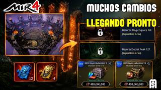 CAMBIOS EN MIR4, CUADRADO MAGICO Y CIMA INEXPLORADA F12, NUEVO EVENTO DE COBRE, NUEVA ARENA Y MAS