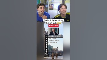 We took a British quiz😳😂