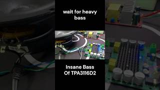 Insane Bass of TPA3116d2 amplifier(120w+120w) #diy #basscheck #bass #bassamp