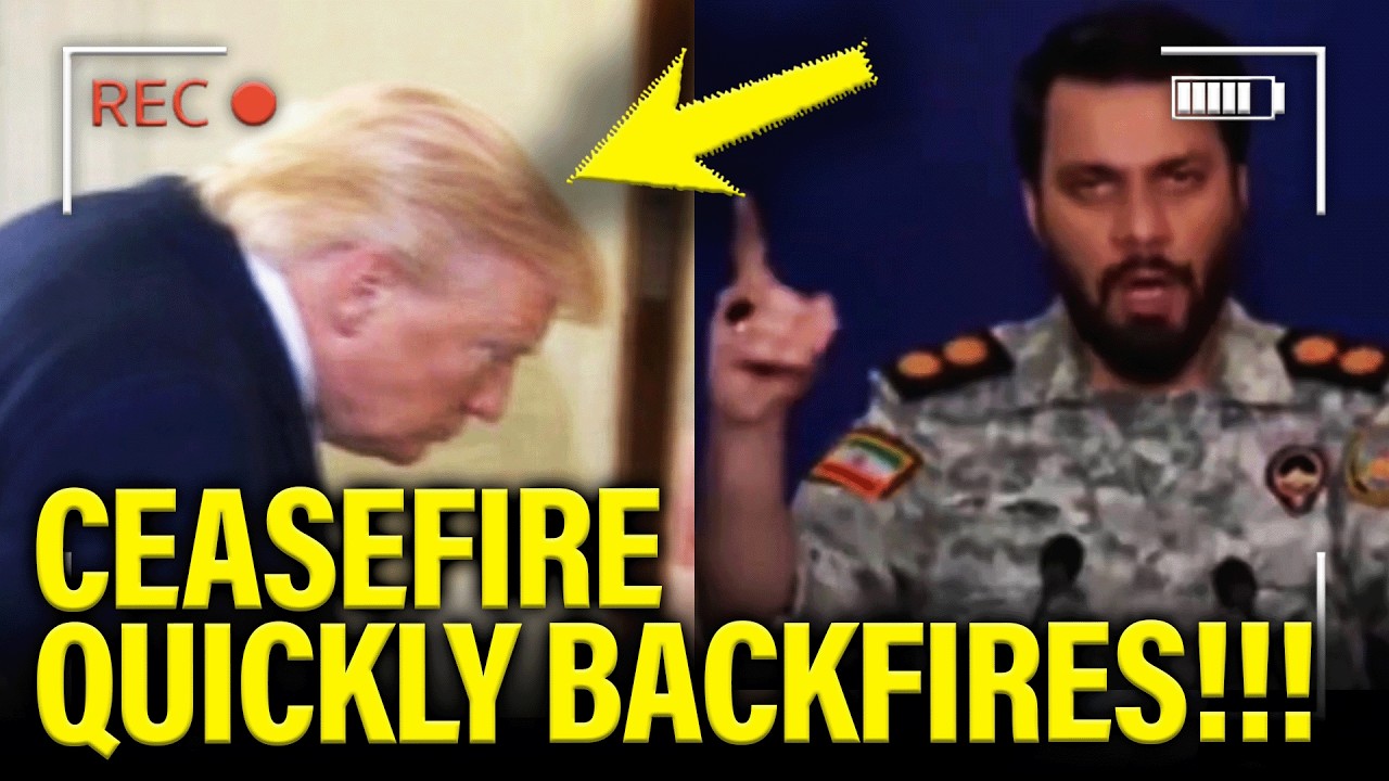Trump PANICS as CEASEFIRE goes SIDEWAYS QUICKLY!!!