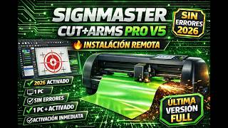 💻 Cómo INSTALAR SignMaster V5 PRO (CUT + ARMS) ⚡ Fácil y Completo