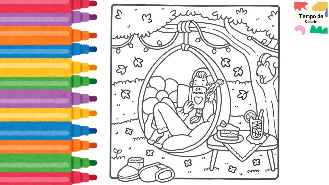 Время раскрашивания | Раскрашиваем Коко Вайо | Девичьи моменты, том 1 | Рисование маркерами Touch...