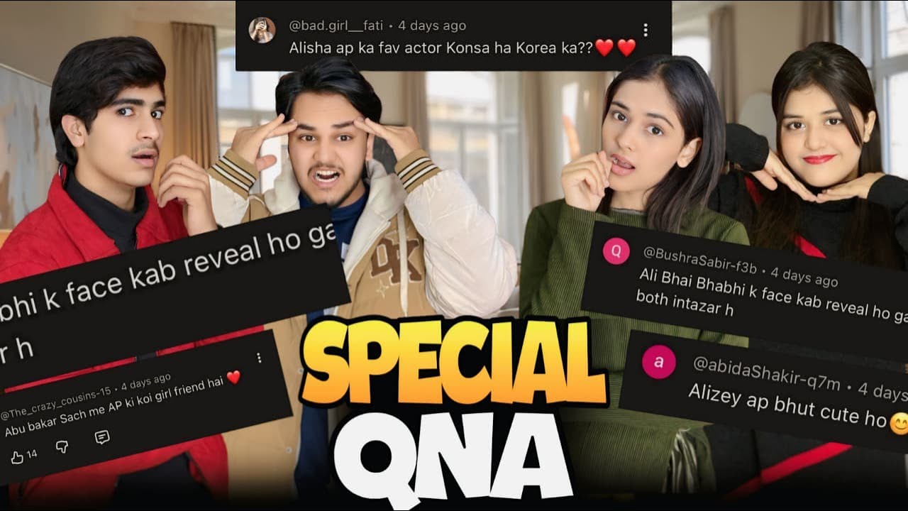 SPECIAL QnA ON PUBLIC DEMAND // ABUBAKAR KIS SE PAYAR KRTA HA // ALI KI SHADI KUB HA