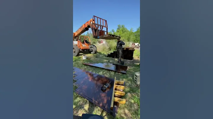 Reassembling a concrete step mold. #HandsomeOrHandy #Handyman #PrecastConcrete