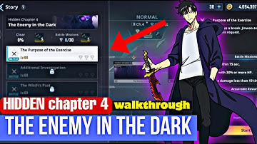 Hidden Chapter 4 - "The Enemy In The Dark " Android Walkthrough | Solo Leveling: Arise