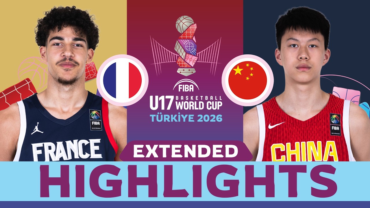 France ๐ซ๐ท vs China ๐จ๐ณ | ROUND OF 16 HIGHLIGHTS | #FIBAU17 World Cup