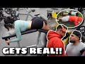 WE GET CRAZY AT THE GYM!!