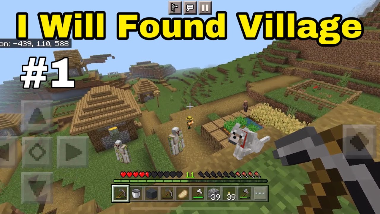 Minecraft Survival Series In Snow World Hindi | I will Found Village in ...