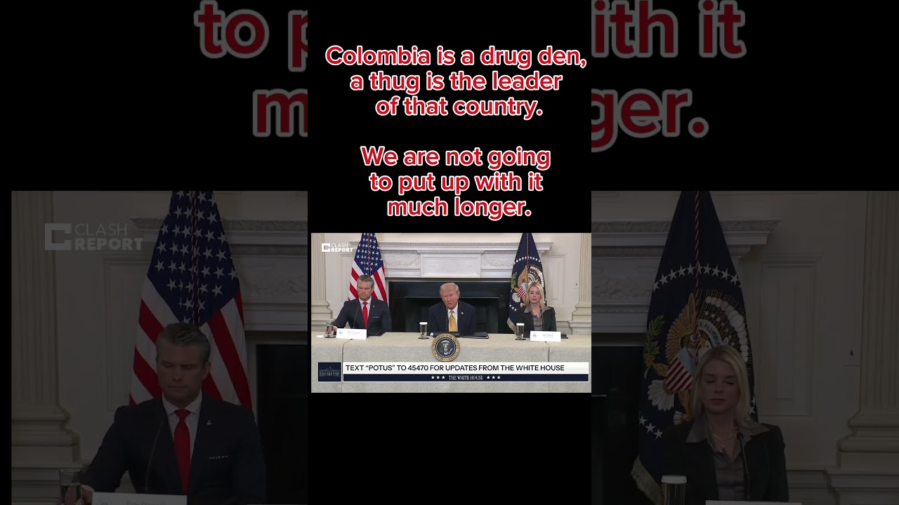 Colombia is a drug den 