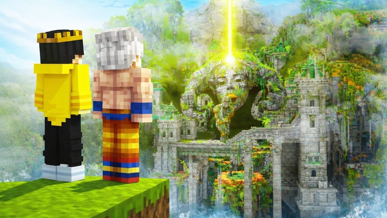 I Found a Secret Civilization in Minecraft In This Minecraft smp ...