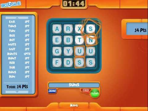 BOGGLE (iWin Version) - Adobe Flash Games