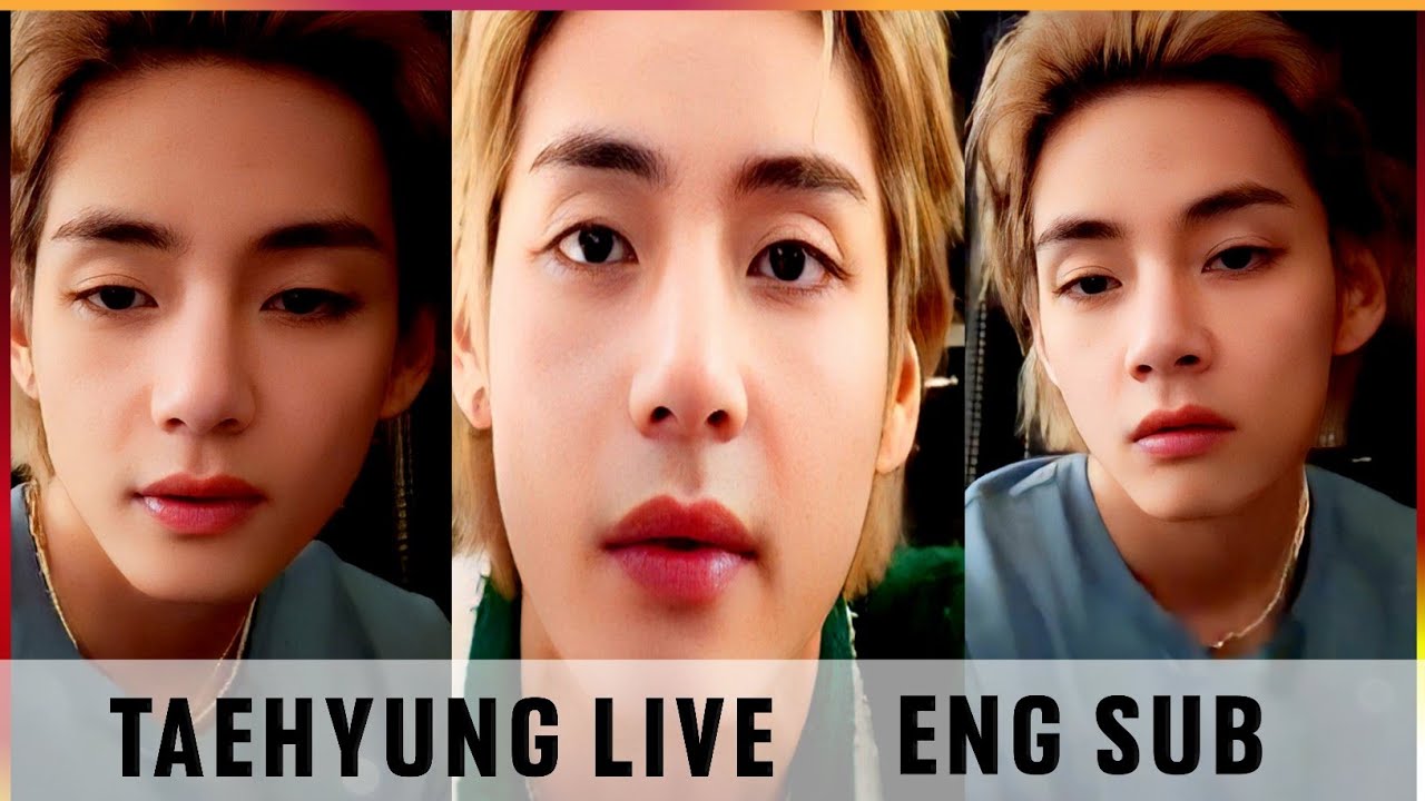 [ Eng Sub ] Taehyung Live Today | Weverse Live BTS V K-pop 😱 #bts - YouTube