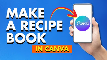 How To Make a Recipe Book in Canva | Easy Canva Tutorial