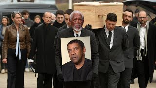 ¡Desfile de luto de Denzel Washington Morgan Freeman revela conmoción que hace llorar a fans