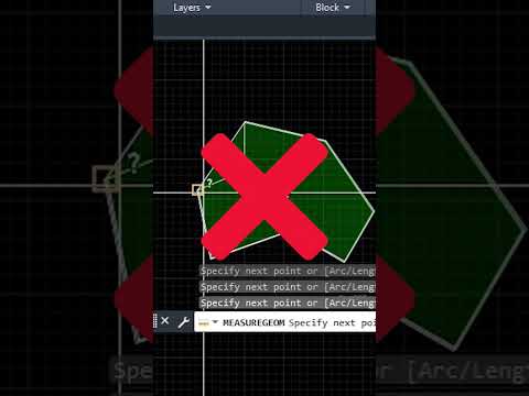 حساب المساحات في الاوتوكاد