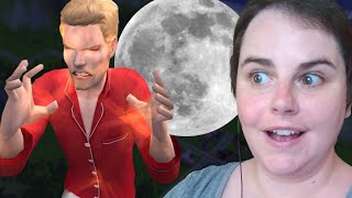 WEREWOLF! Beau Broke Transforms into a Man-Beast! [Sims 2]