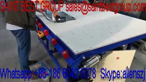 Air Float Spacer Application Table for Double Glazed Unit,Tilting Warm Egde Spacer Assemble Table