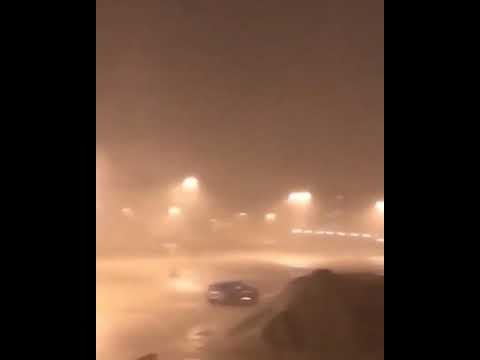Heavy rains lash Kuwait, educational insitutes shut doha mapa