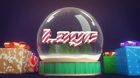 Snow Globe Logo After Effects Templates