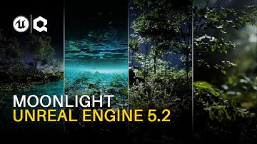 Night forest | Moonlight | Unreal Engine 5.2